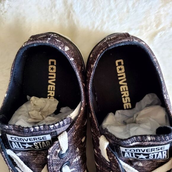 Converse All Star Black Silver Sneakers - Picture 7 of 7